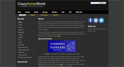 Desktop Screenshot of crazyhorseworld.com